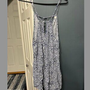 Garage Floral Romper - Blue & White - Size XS